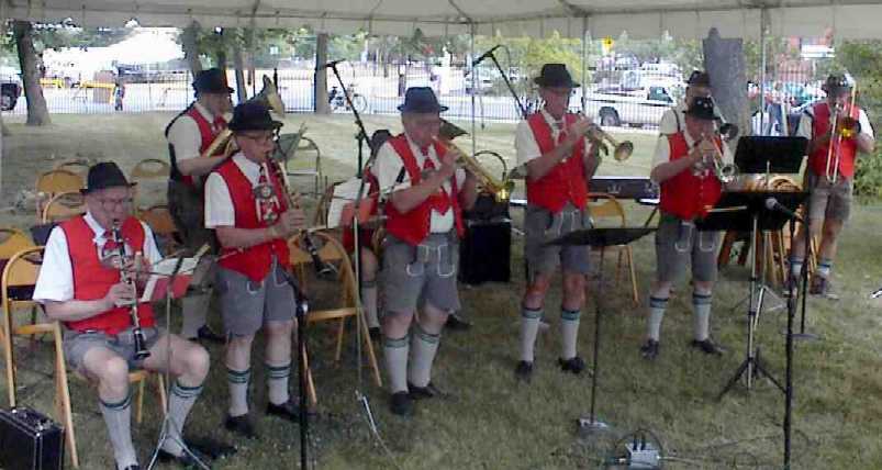 German Band at the Coatesville July 13, 2002 Ice Cream Festival