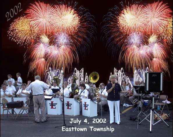 Concert Band at Easttown Township July 4, 2002
