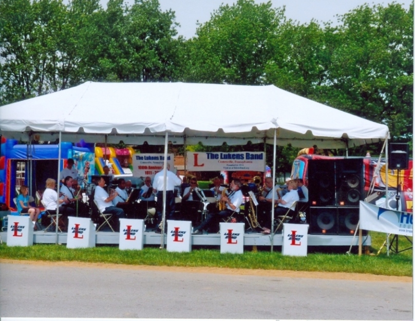 Concert Band at Strawberry Festival on June 4, 2011